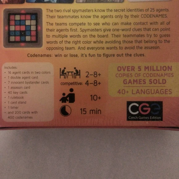 New Codenames Game - Picture 6 of 6